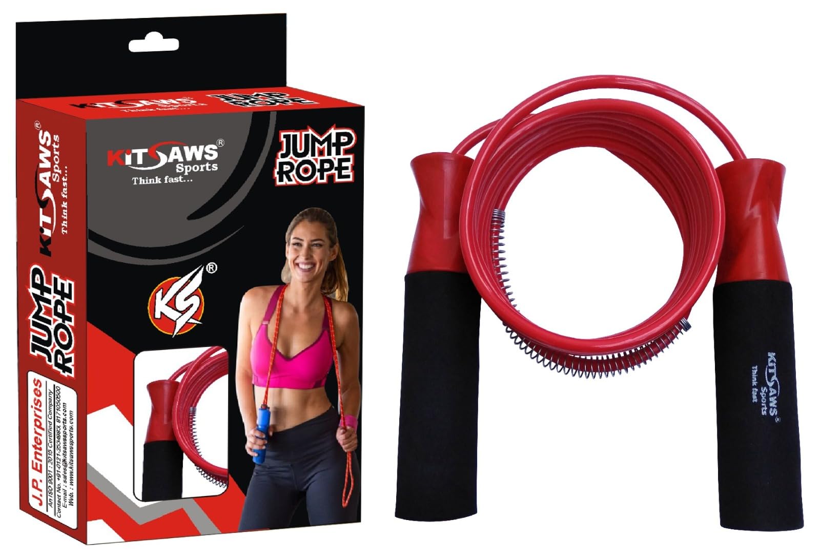 Supreme PVC Skipping Rope with Foam Handle-BIS Approved-image-46