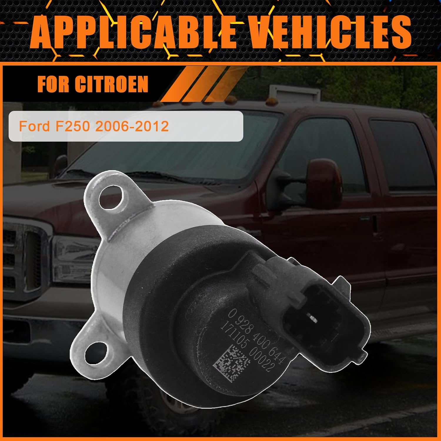 0928400644 Fuel Pressure Regulator Valve for Ford F250 2006-2012,Replace
