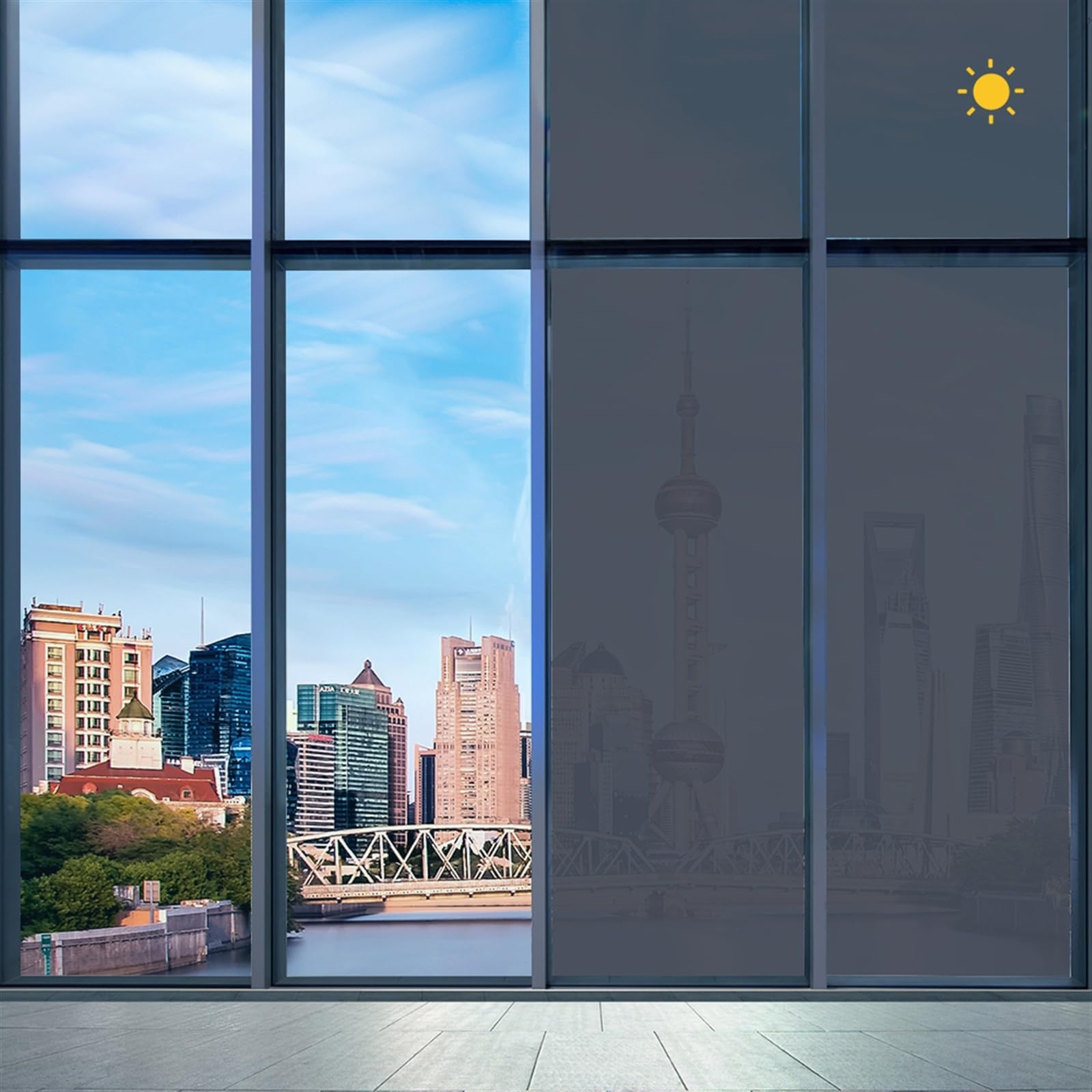 Auto Schutz Carbon Folie, Fensterfolie Photochrom 75-20, Solartönung Anti-UV-Auto-Gebäudeglasfolien Wärmedämmung(152cmx30cm)
