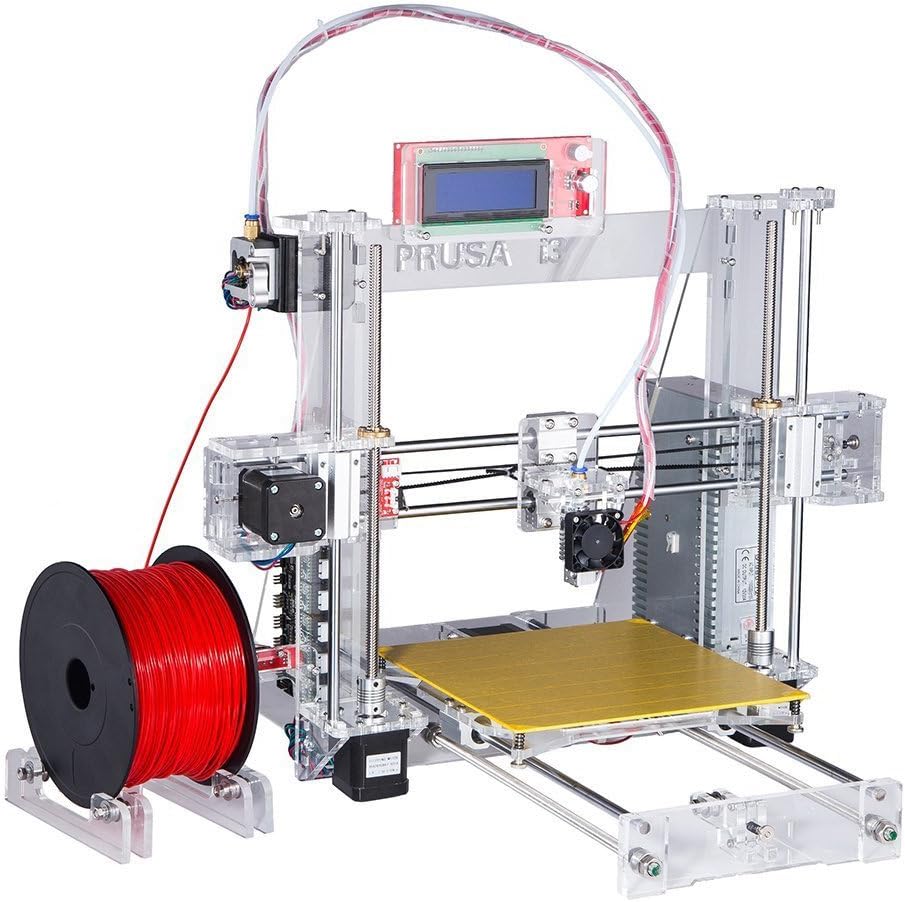 Precision Reprap Prusa i3 DIY 3d Printerkit with 2 Rolls Filament 8GB SD card and LCD for Free