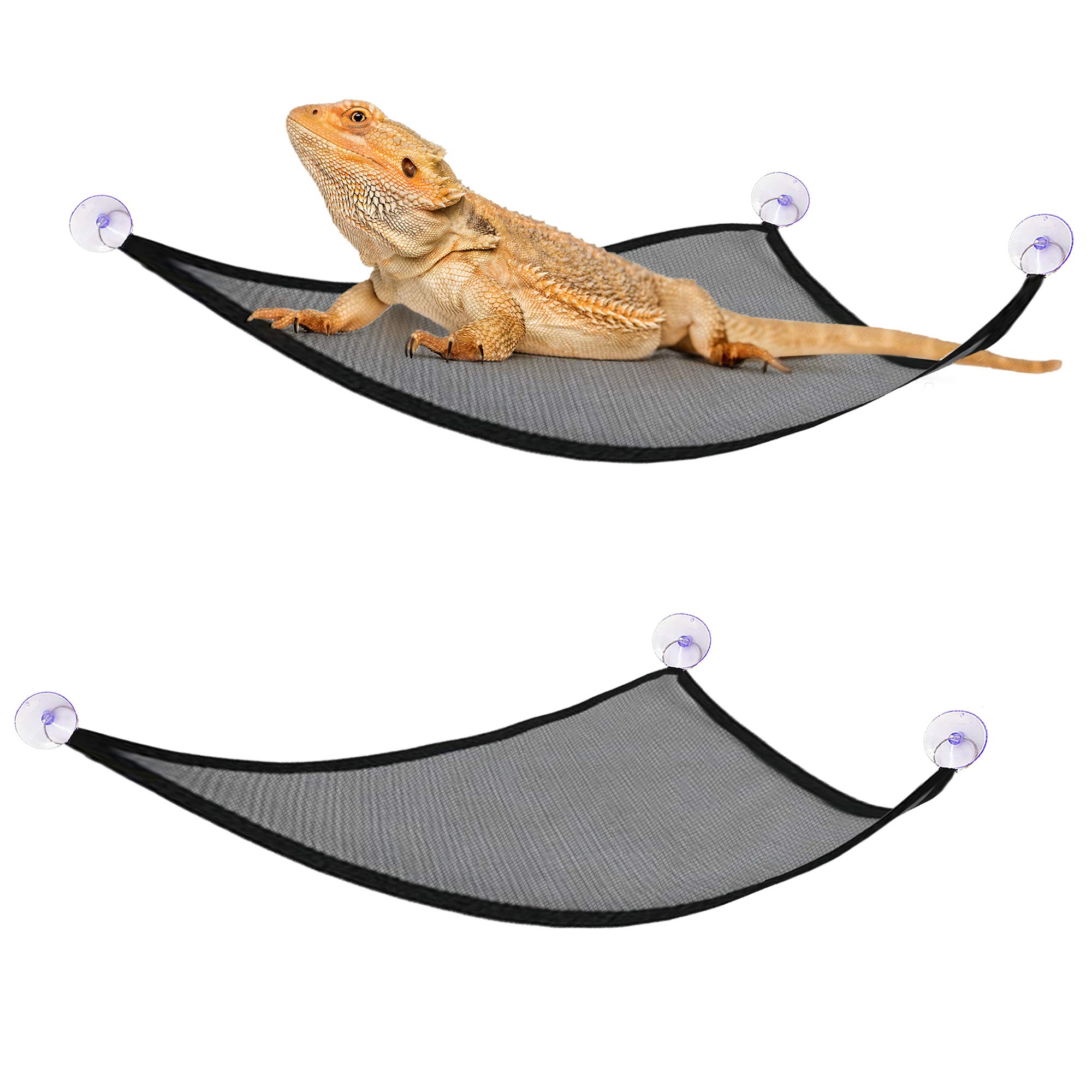 Buy Meric Mesh Hammock for Reptiles, Helps Geckos and Chameleons Regulate Body Temperature
