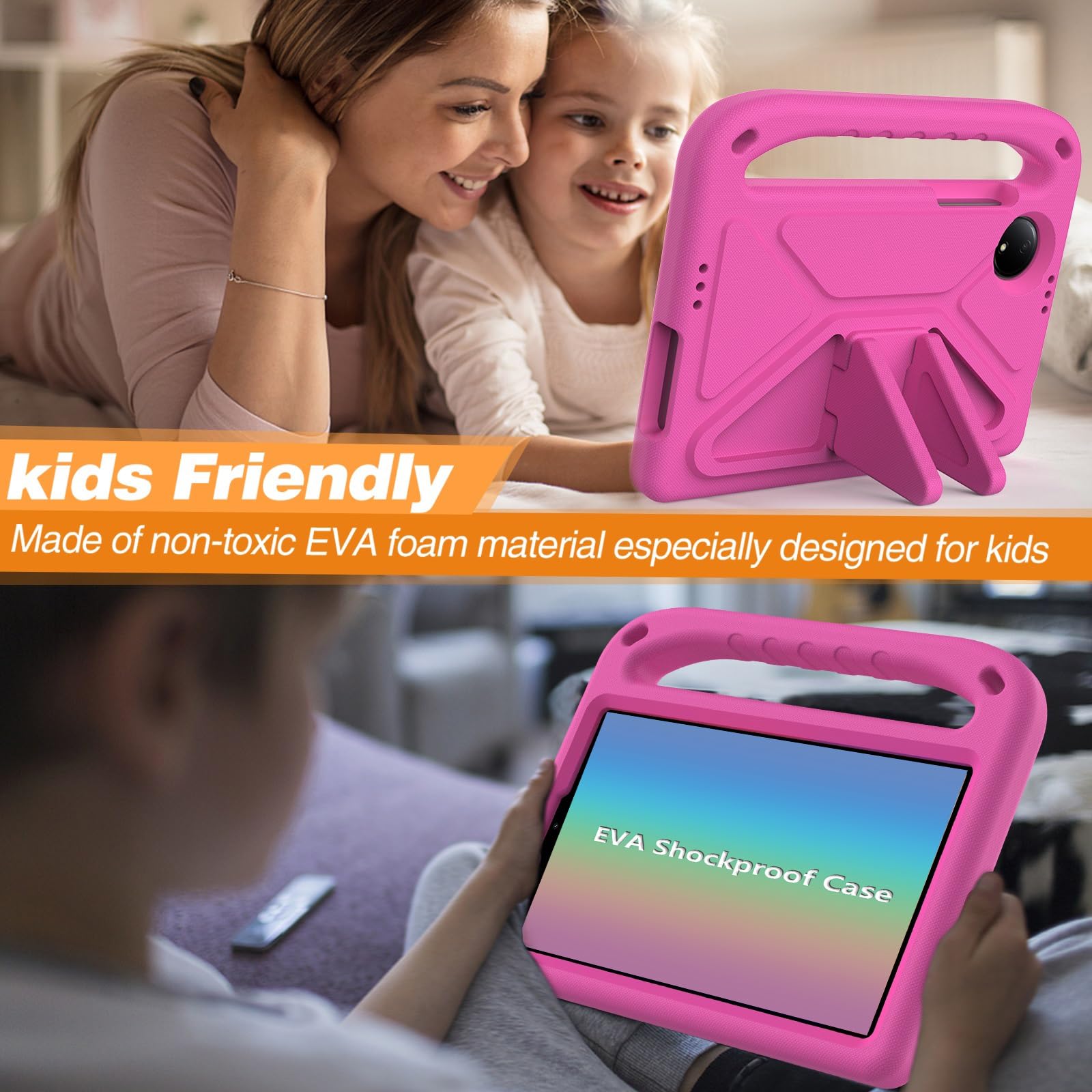 Amazon.com: for Xiaomi Redmi Pad SE 8.7 inch 4G 2024 Kids Case