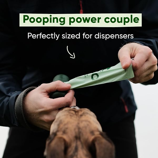 Beco Dog Poo Bags - Strong, Leakproof & Large - 100% Recycled Plastic, Extra Thick Dog Poop Bags, Heavy Duty - Unscented Refill Rolls, 540 Count - 5