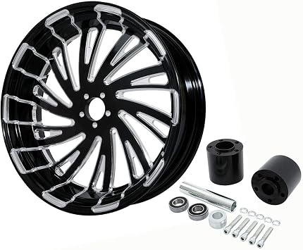 TCMT 18" x 5.5" Rear Wheel Rim Wheel Hub Fit For Harley Touring Non ABS Models Road King Electra Street Road Glide FLTR FLHT FLHR FLHX 1997-2008