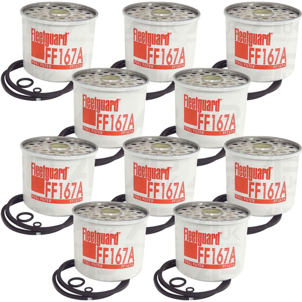 APUK 10x Fleetguard Fuel Filter Replacement for Case International IH 766 824 833 884 946 Tractor