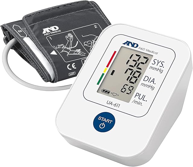 A&D Medical Blood Pressure Monitor Upper Arm Blood Pressure Machine NHS Approved UA-611
