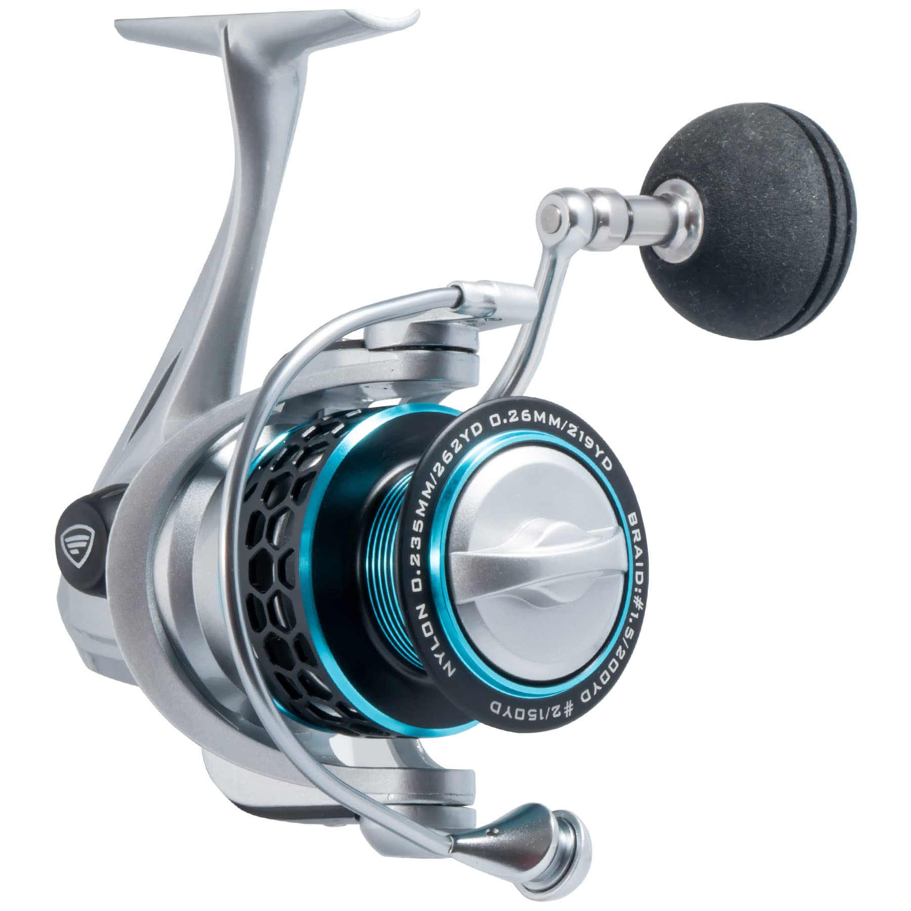 Favorite Ol' Salty Spinning Reel Combo| Fast Action Carbon Blend Fishing Rod |Ultra Smooth Fishing Reel with 5:2:1 Gear Ratio : Sports & Outdoors