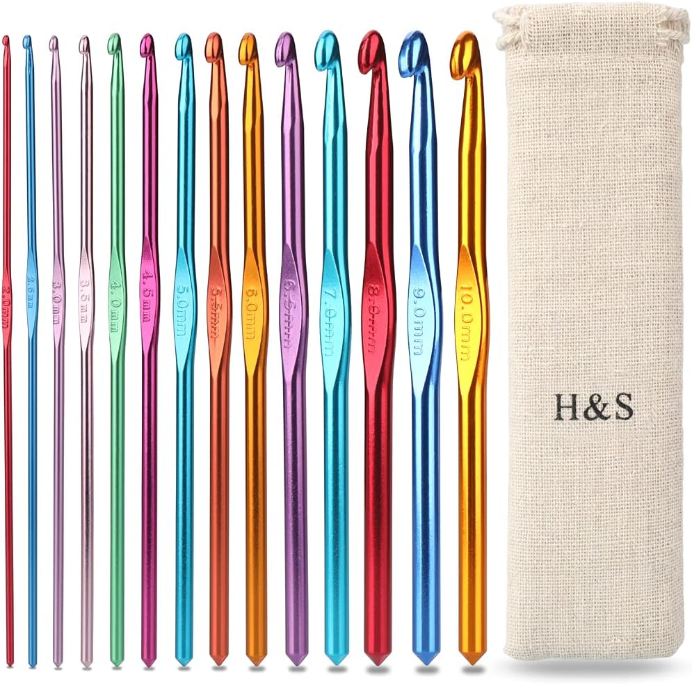 KNITPRO KP47480 Crochet Hook Set Single Ended ZING, Assorted Amazon
