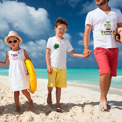 Miniatura 2 de Fainne 22 hojas de vinilos de transferencia de calor para planchar, vinilo Hawaii, transferencia de calor, Hawái, HTV, lindos vinilos de alta