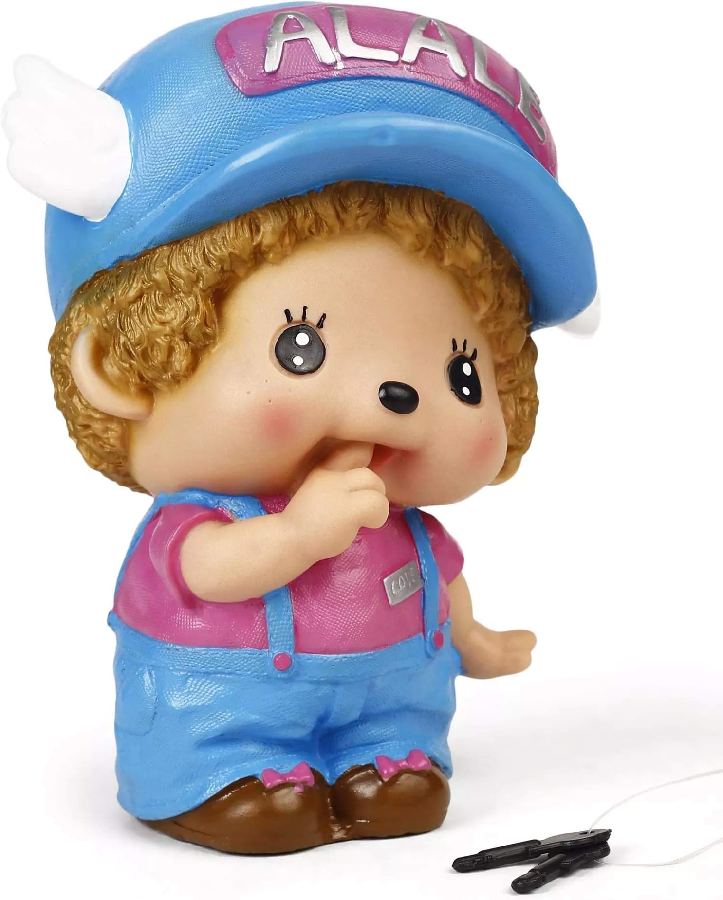JOY STORIES™ Piggy Bank for Kids / Dolls for Girls & Boys / Baba Doll Shaped Money Saving Box / Boy Coin Holder for Kids