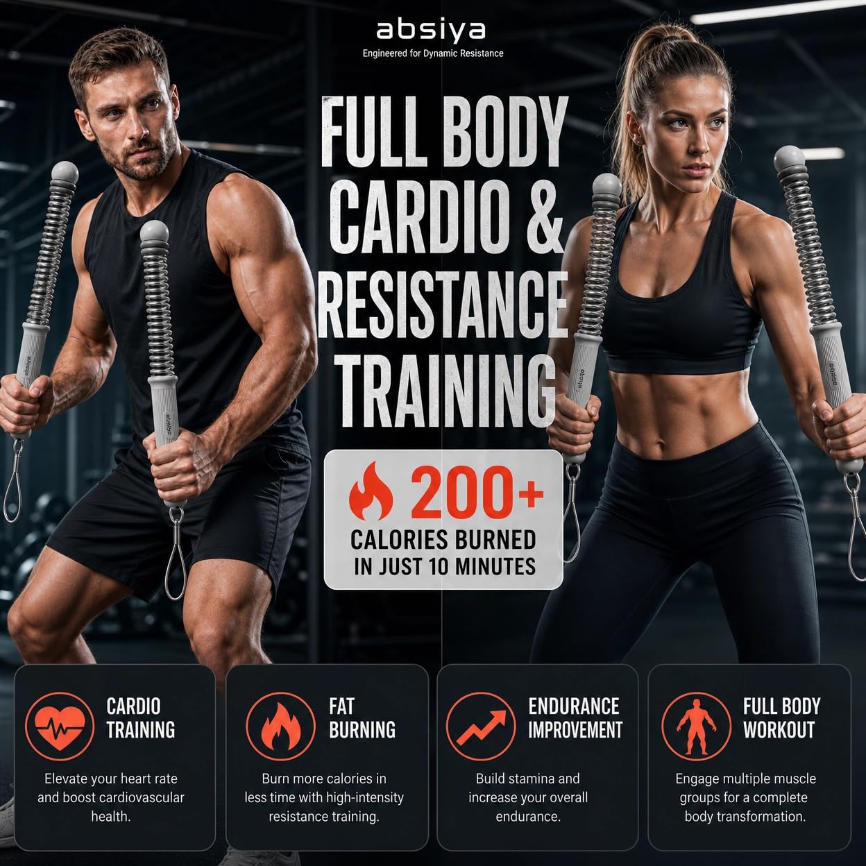 Cuerdas de batalla inalámbricas ajustables, equipo de gimnasio en casa con peso sin cuerda, palo de entrenamiento portátil compacto para hombres y mujeres, incluye guía de entrenamiento de