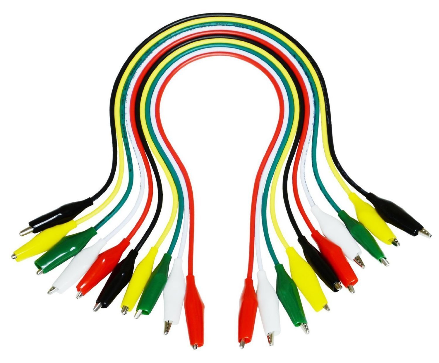 GocomcomHonbay 10-Piece Test Lead Set with Alligator Clips