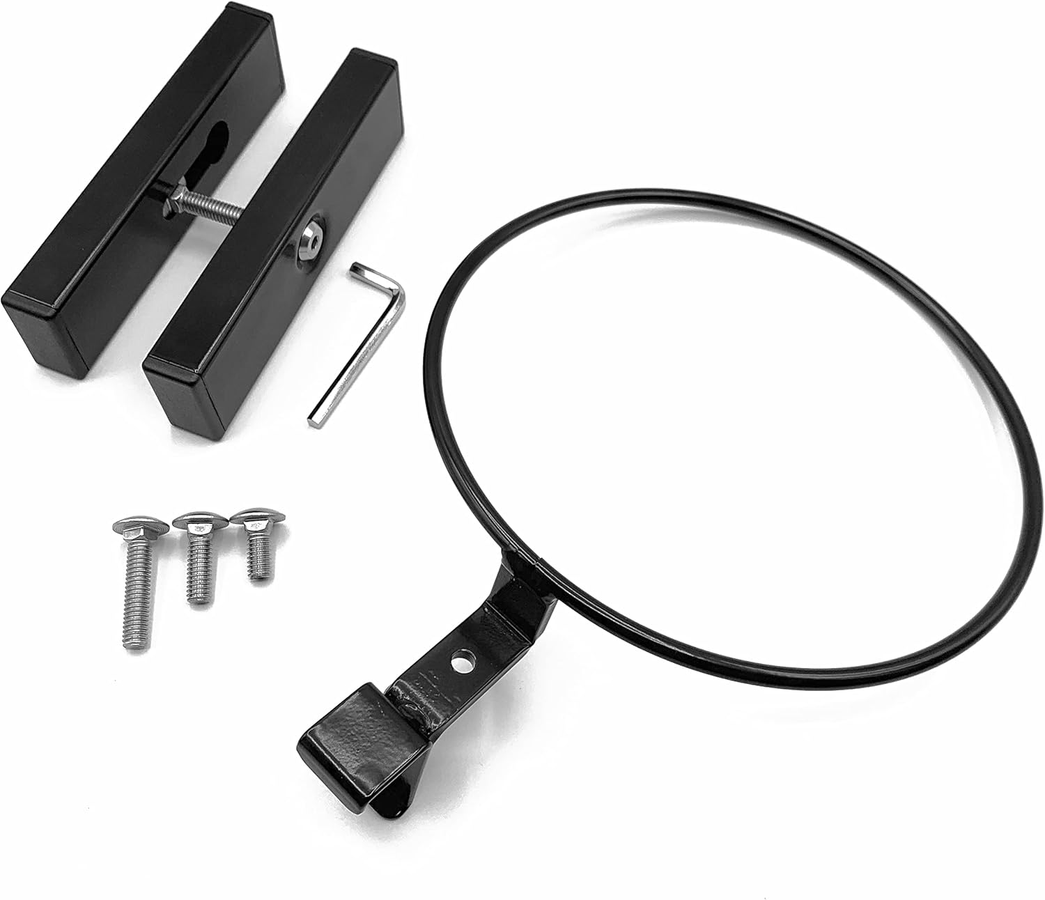 Hold It Mate Deck Railing Container Holder/Bracket Kit for Round Pot Planters (8) Perfect for Deck Railing Container Gardens!