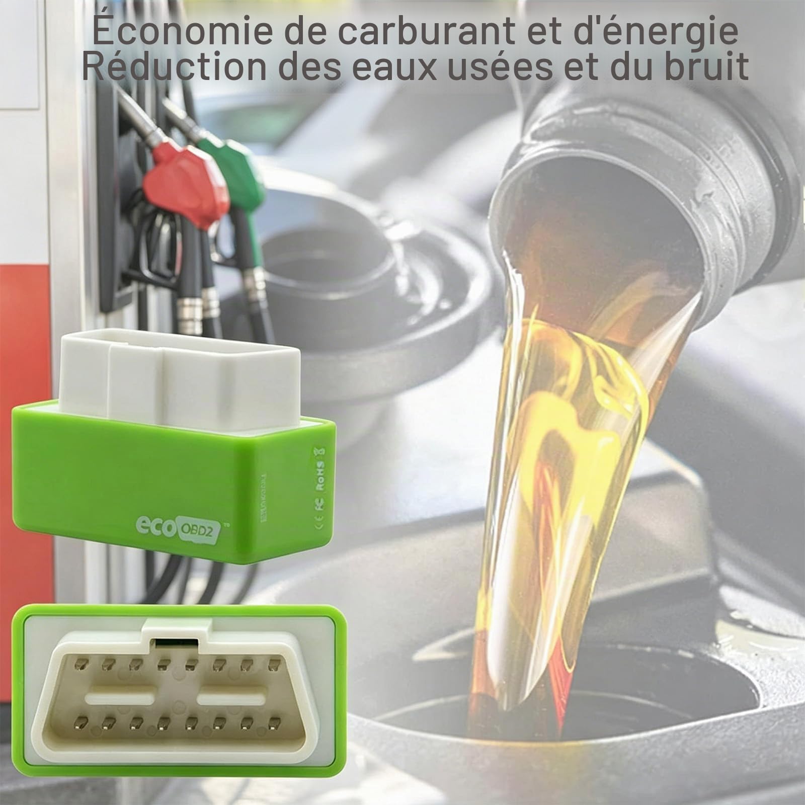 Syngas Fuel Saver, Syngas Spritssparer, Économiseur de carburant pour véhicules, Économie de carburant efficace pour voitures et camions (3 PC)