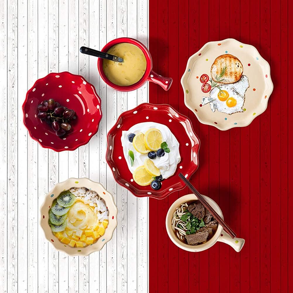 ディナープレート 丈夫な磁器 6ピース デザートプレートセット 8インチ