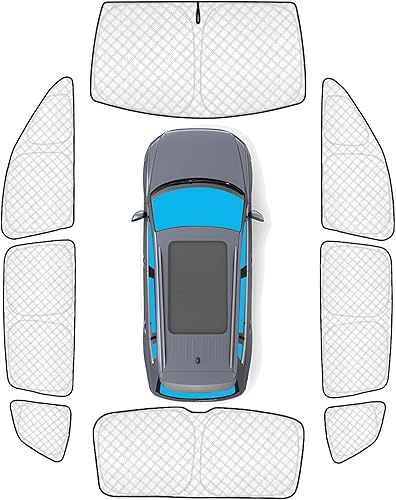 Miniatura 100 de KMF - Parasol de repuesto para parabrisas, cubierta para ventana lateral y trasera, cubierta protectora para visor, para campamento, bebé, bloqueo