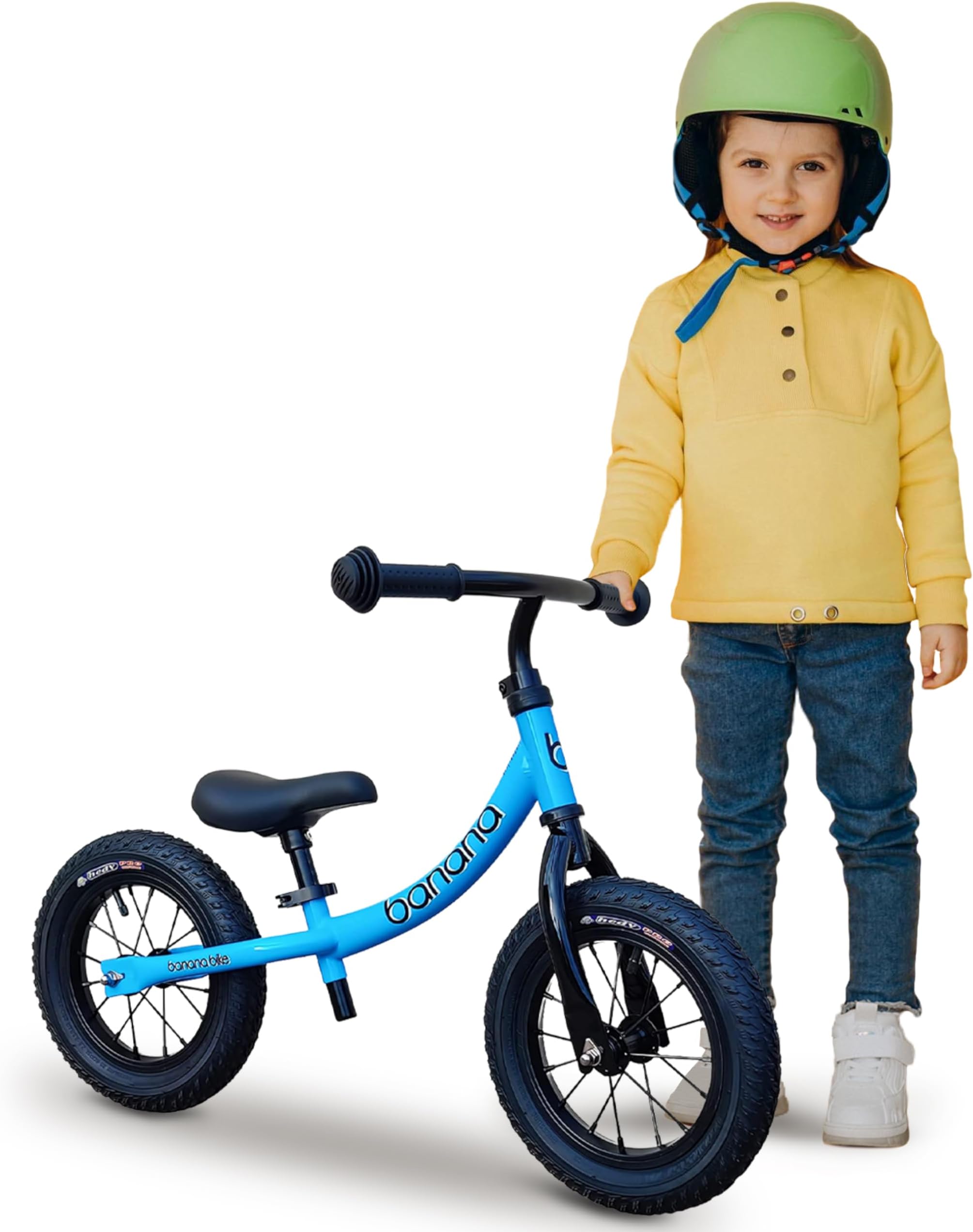 Balance Bike - Lightweight Toddler Bike - No Pedal with Adjustable Handlebar and Seat - Ideal Training Bicycle for Kids - Multiple Colors
