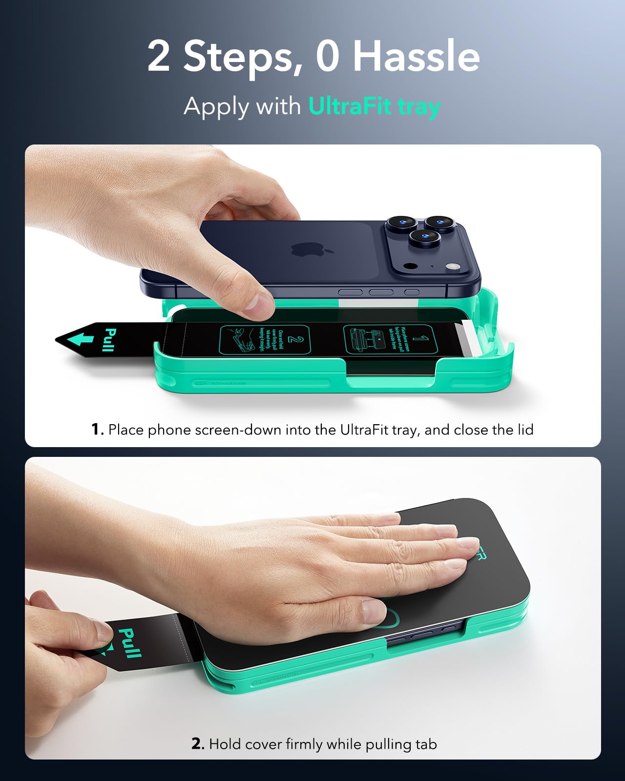 ESR Privacy Pellicola per iPhone 17 Pro Max, Vetro temperato 9H, Livello militare, Rivestimento anti-riflesso, Protezione della privacy, serie Armorite Ultra-Tough con supporto Ultra Fit, 3 Pezzi