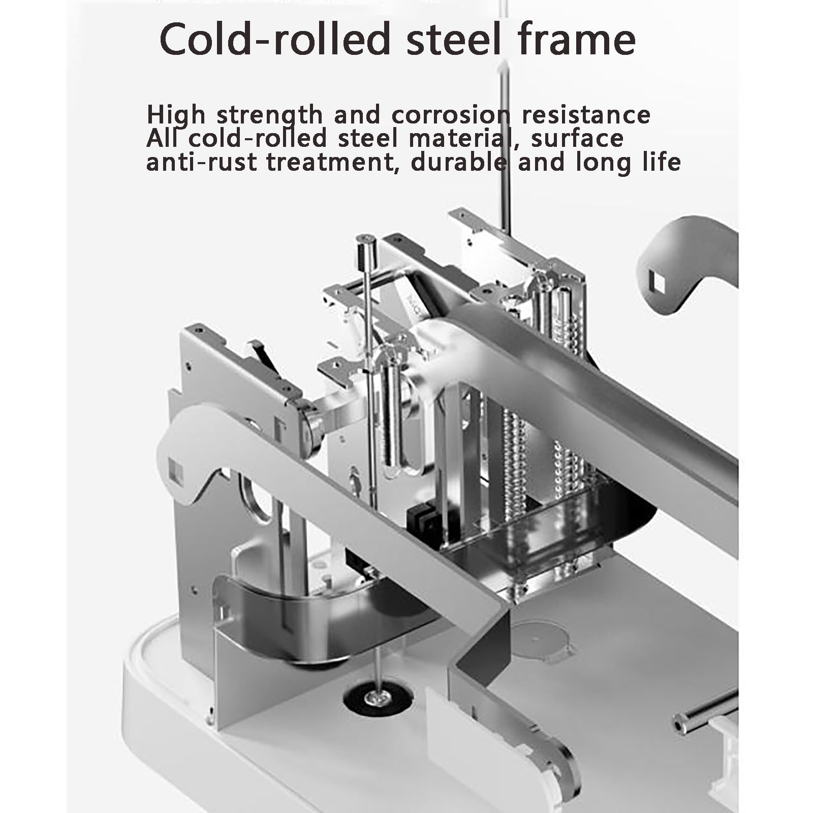 Macchina perforatrice e rilegatrice Manuale, Diametro di Perforazione 5,2 mm, Raccoglitore per buoni contabili con 110 Tubi a Rivetto per Ufficio contabile