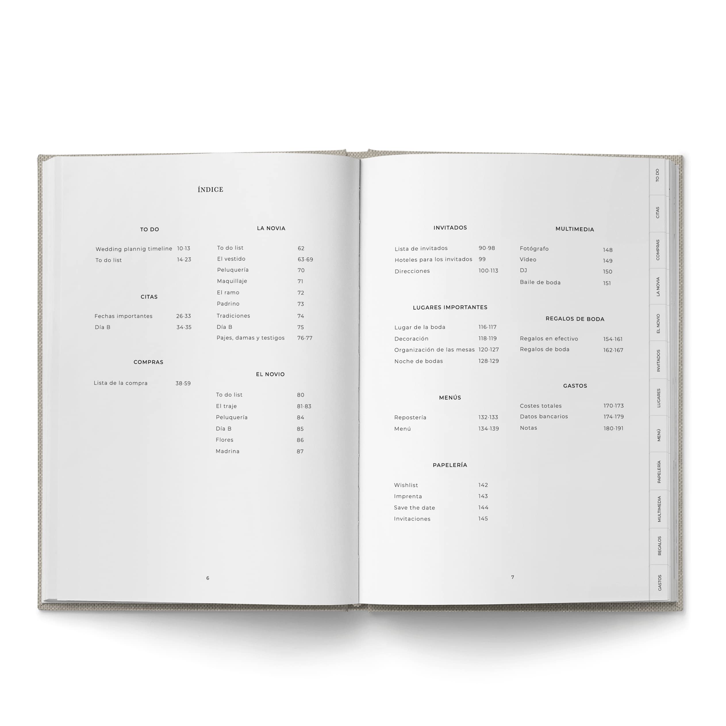Hochzeitsplaner mit 12 Registerkarten | Checklisten für Braut, Bräutigam, Gäste, Haushalt und Lieferanten | 12 Monate | 184 S. Premium-Papier 120 g (goldene Buchstaben)