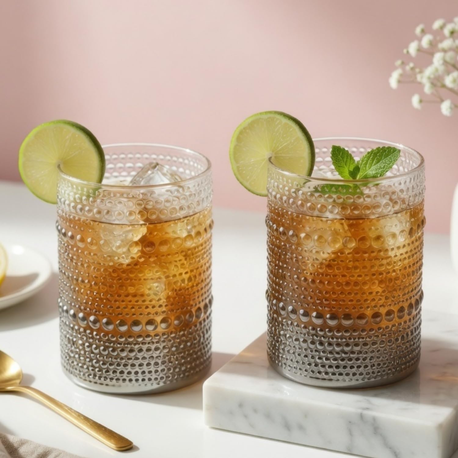 Vintage Hobnail Whiskey Glasses - Set of 6 -20 Vintage Hobnail Whiskey Glasses - Set of 6 -20
