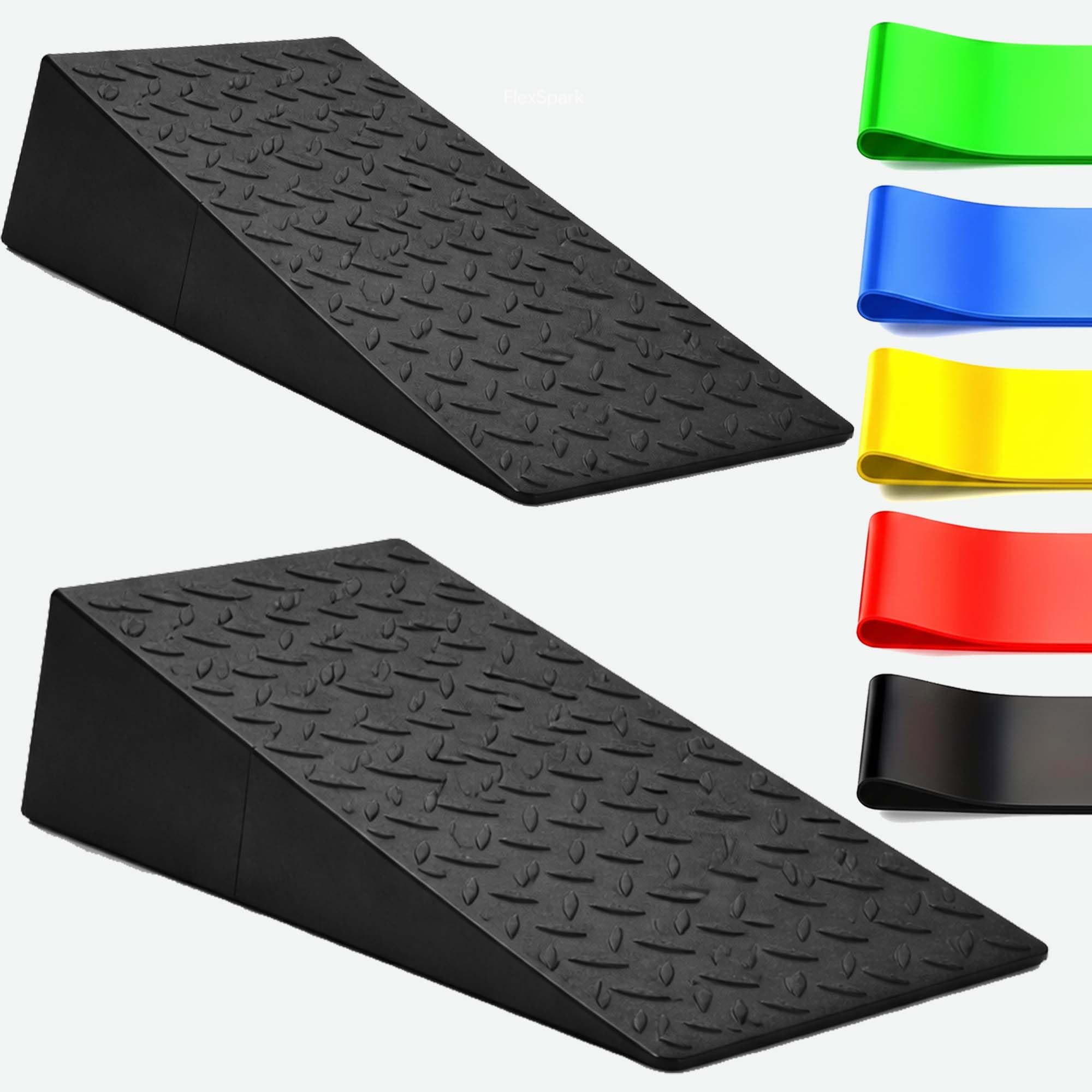Squat Wedge Blocks – Heavy Duty Non-Slip Heel Elevated Slant Board for Squats,Ideal for Squats, Mobility & Leg Workouts