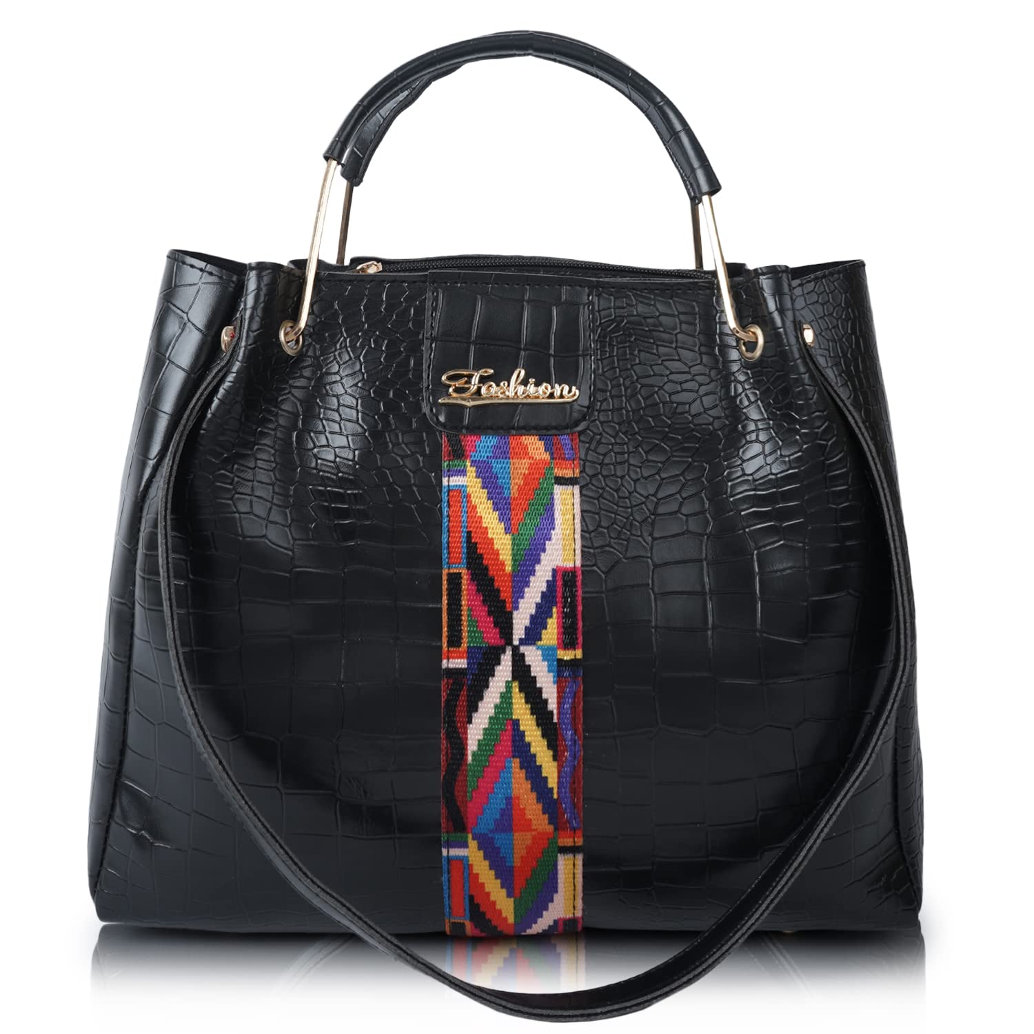 Envias Leatherette Handbags For Womens Ladies (D-42-Black) (B0C2W24NZZ) Amazon Price History, Amazon Price Tracker