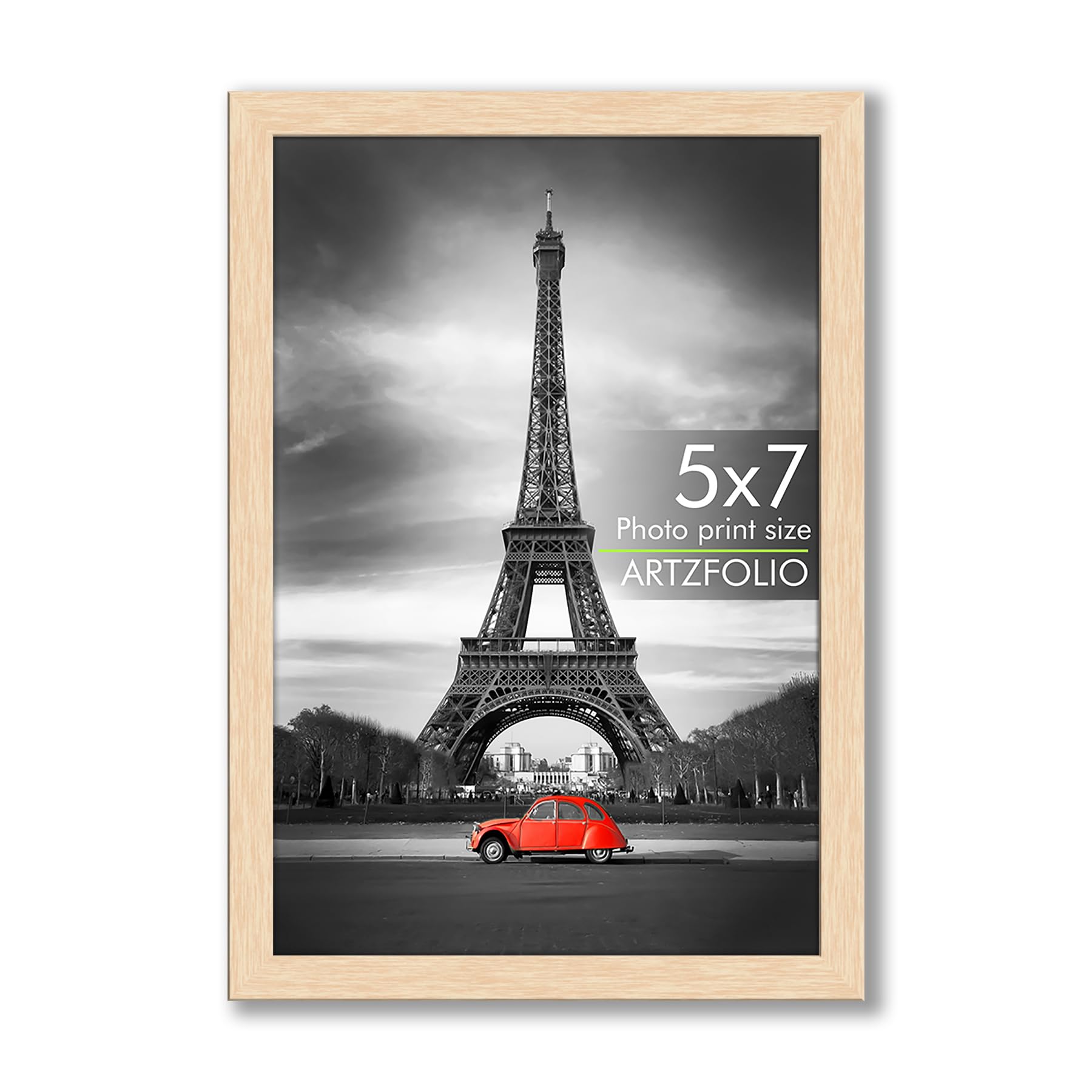 ArtzFolio Wall & Table Photo Frame D553 | Wall Photo Frame Collage for Living Room | Picture Frames Bedroom, Home & Office Decoration | Natural Brown | 5x7 inch (13x18 cms)