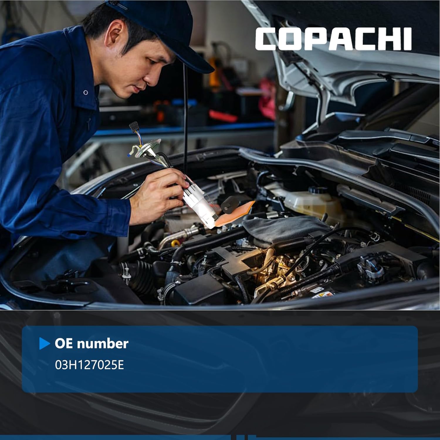 Direct Injection High Pressure Fuel Pump 03H127025E Compatible with Q7 Passat CC 3.6L After-Market Parts