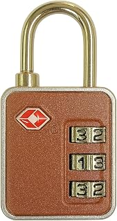 QUIRA TSA‑Approved 3‑Digit Combination Luggage Lock Zinc Alloy, Resettable Padlock (QR-009B) — Travel Locks