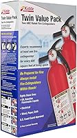 Kidde 2-Pack Multipurpose Fire Extinguishers Red UL Rated 1-A 10-B:C Home Kitchen Garage Protection