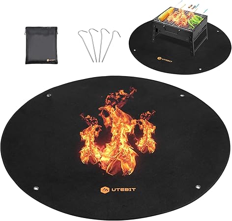 Tappetino Ignifugo (150x100 Cm) Per Barbecue Esterno, Impermeabile, Pr - Foto 8