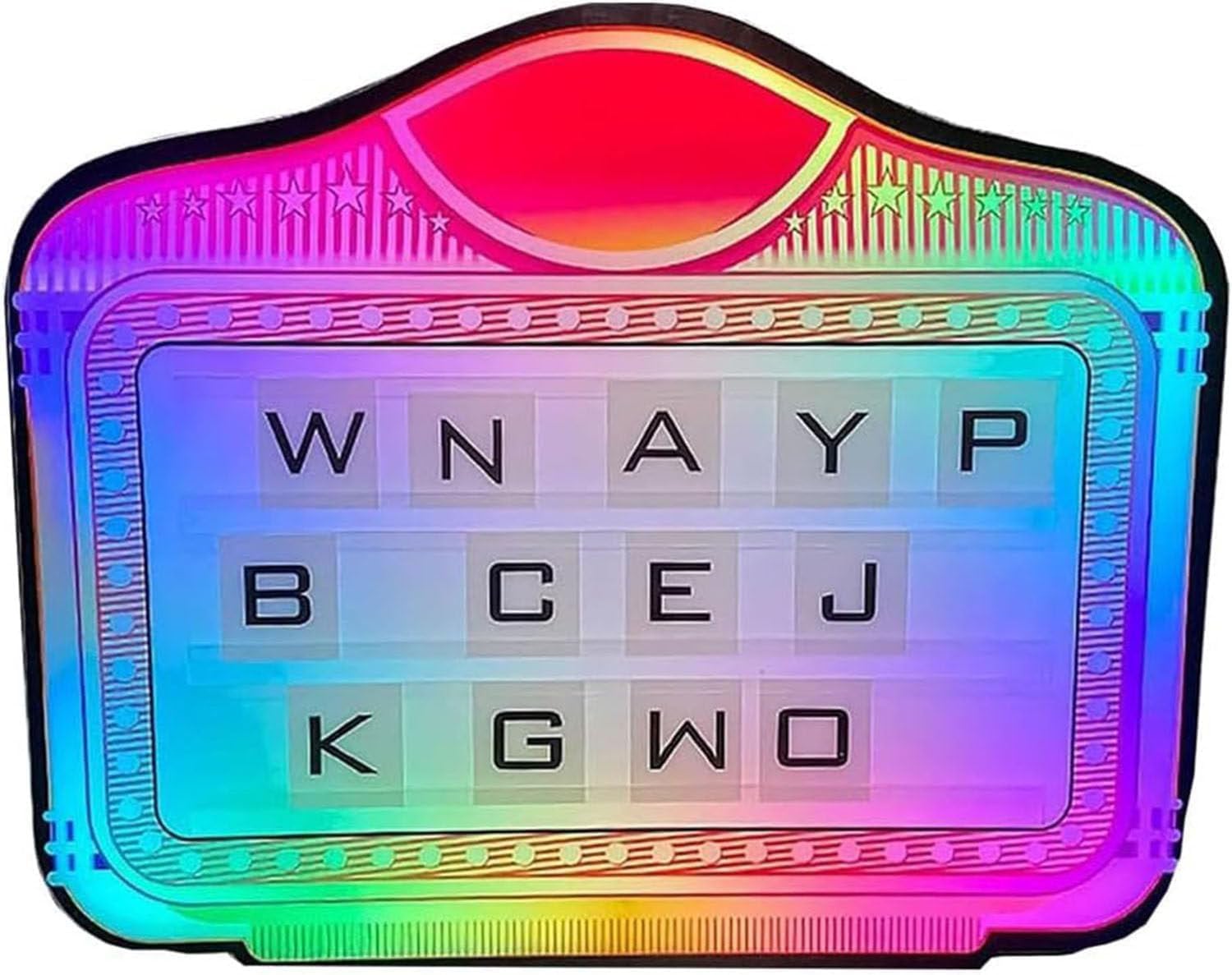 VIP Bottle Service Sign for Nightclub,Lighted Display Custom Message with Letters Numbers,LED Letter Bottle Presenter,Club Bottle Service Signs with Letters Numbers,A