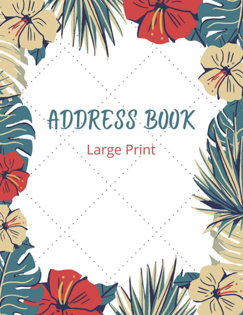Address book: address book large print . telephone directory book . address book and birthday book . address book large . address book a4 size -large print- .