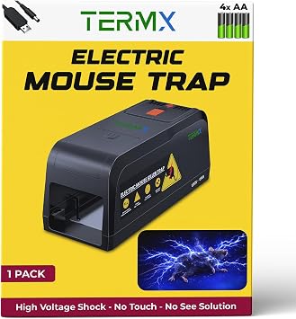 Large Electric Rat Trap Mouse Traps for Indoor Home No Touch Instant Kill