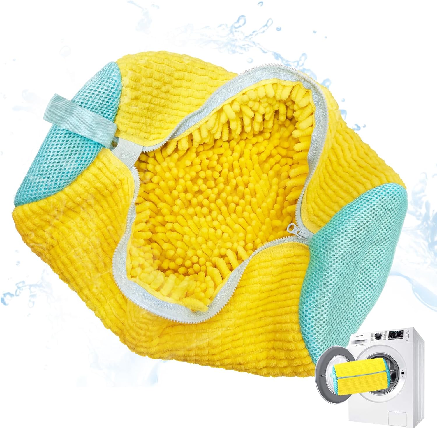 Washing machine shoe bags