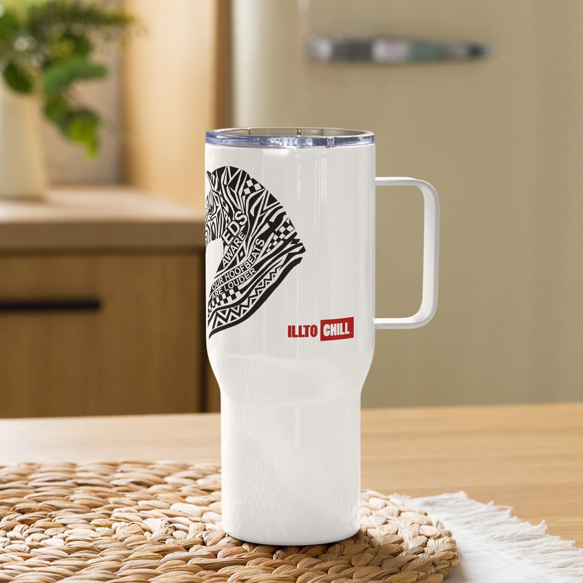 Taza de Viaje Síndrome de Ehlers-Danlos con Asa, Regalo para Adultos EDS