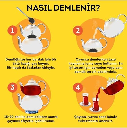 Lipton Yellow Label Dökme Siyah Çay 1000 gr x 6 Adet