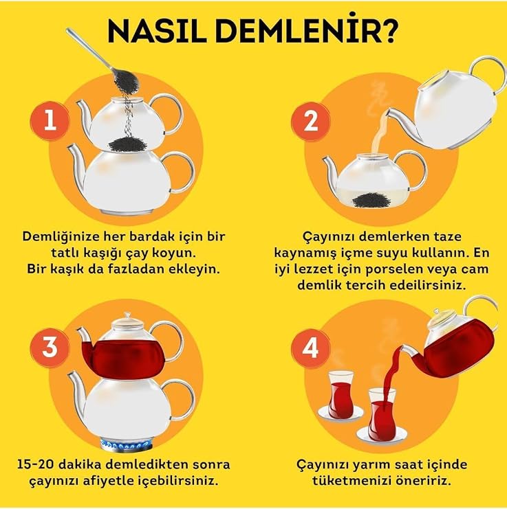 Lipton Yellow Label Dökme Siyah Çay 1000 gr x 6 Adet