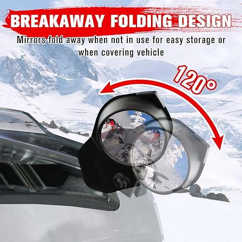 Miniatura 4 de A  UTV PRO Kit de protector de mano y espejo retrovisor para moto de nieve para Ski-Doo REV Neo XS XM XP XR XU accesorios deflector de viento