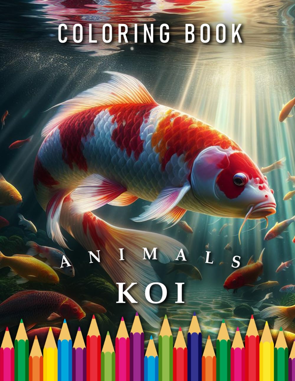 Koi | Coloring Book: For Adults & Children: The perfect Gift for Animal Lovers (Animals | Coloring Books)