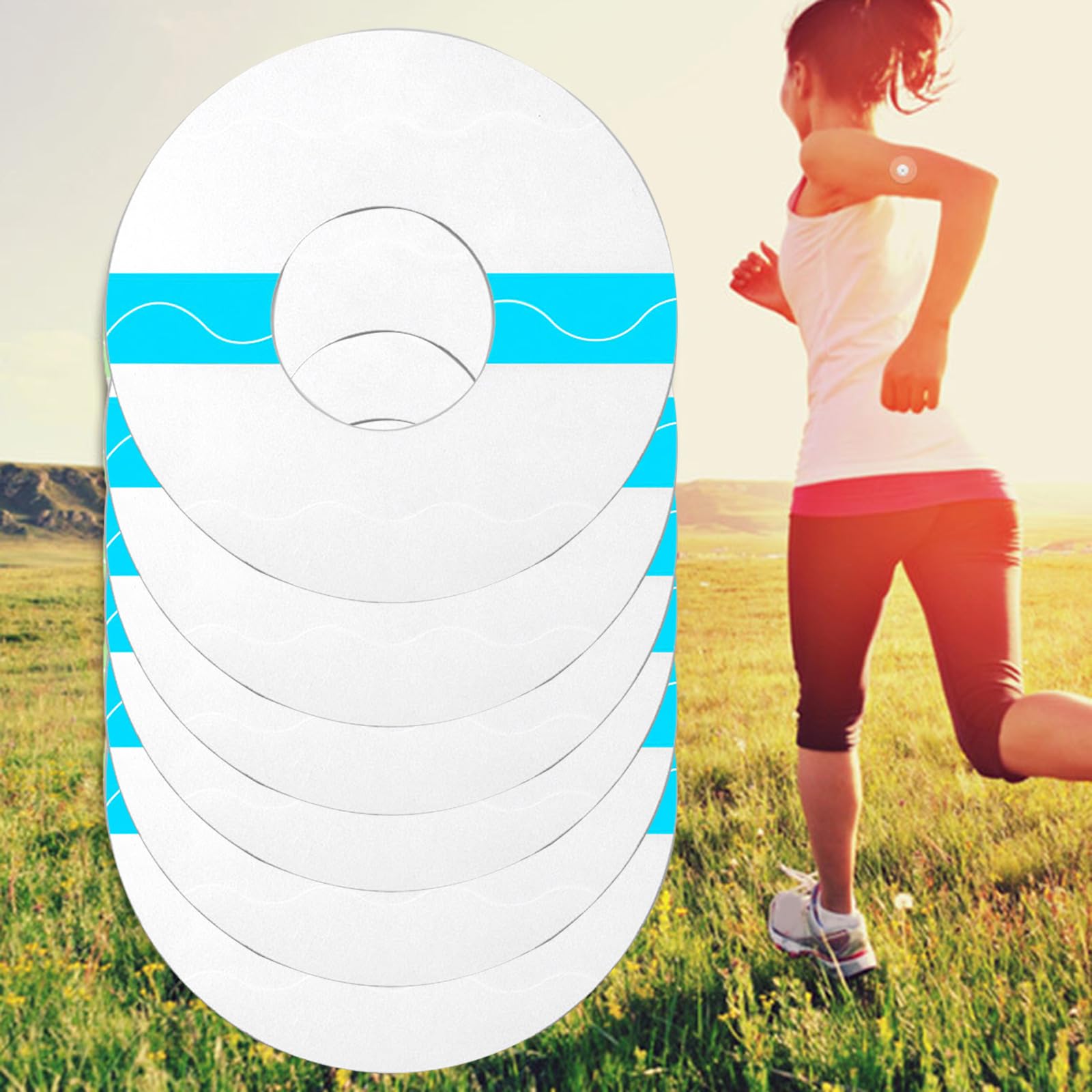30/50Pcs Impermeabile Patch Adesivo Nastro Trasparente Sensore Corpo di Lunga Durata Strumenti Fissi Copertura Del Sensore Patch Sensore Impermeabile Sport