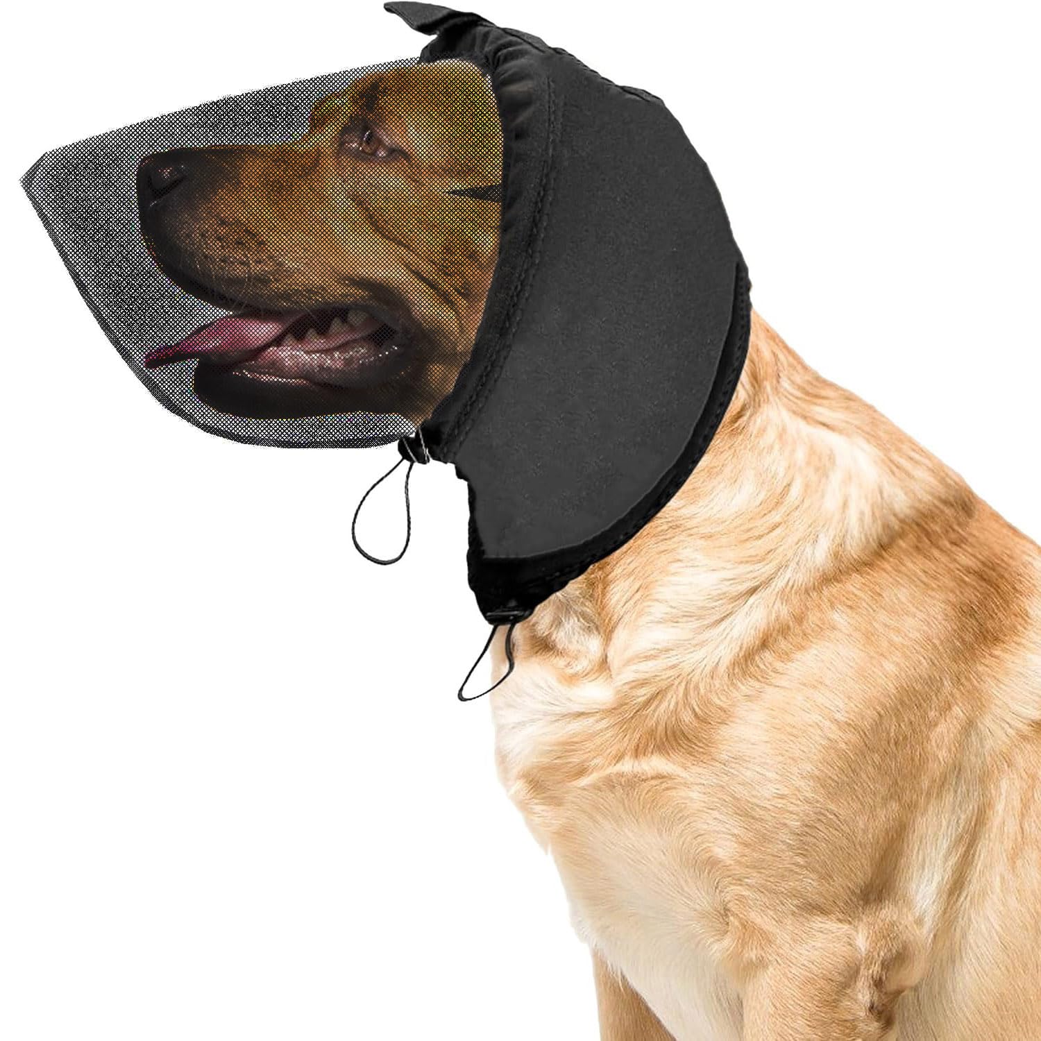 Field Guard for Dogs Outdoor Hiking Camping Foxtail Mask for Dogs (Medium)