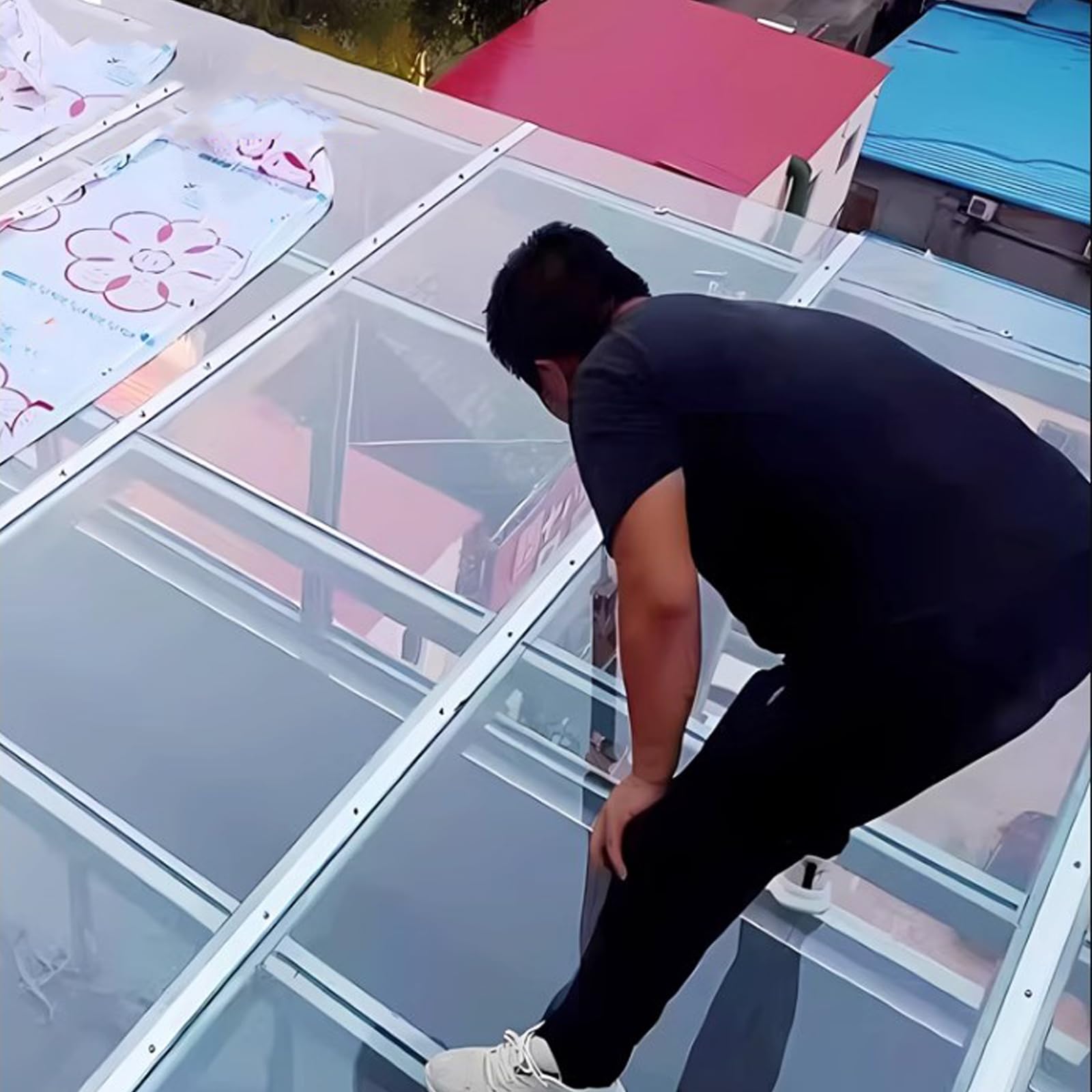 Panel de techo de policarbonato transparente de 1,5 mm con protección UV para invernadero, toldo, estadios, autobuses, refugios de autobús, 0,5 x 1 m