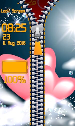Zipper fechamento Love Screen