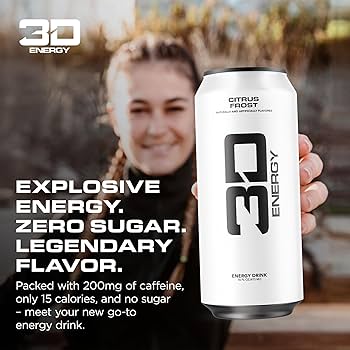 Amazon.com : 3D Energy Drink – Sugar Free, 200mg Caffeine, Pre