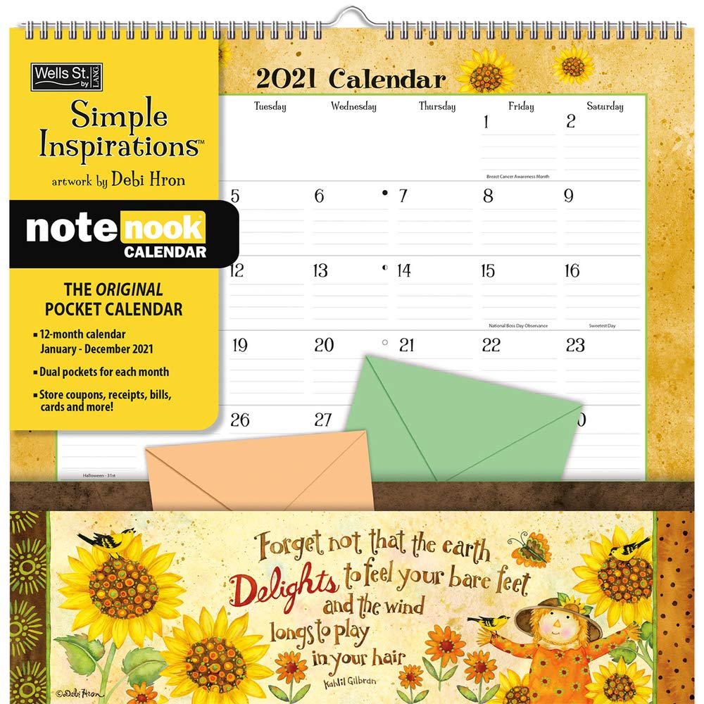 Simple Inspirations 2021 Note Nook Calendar