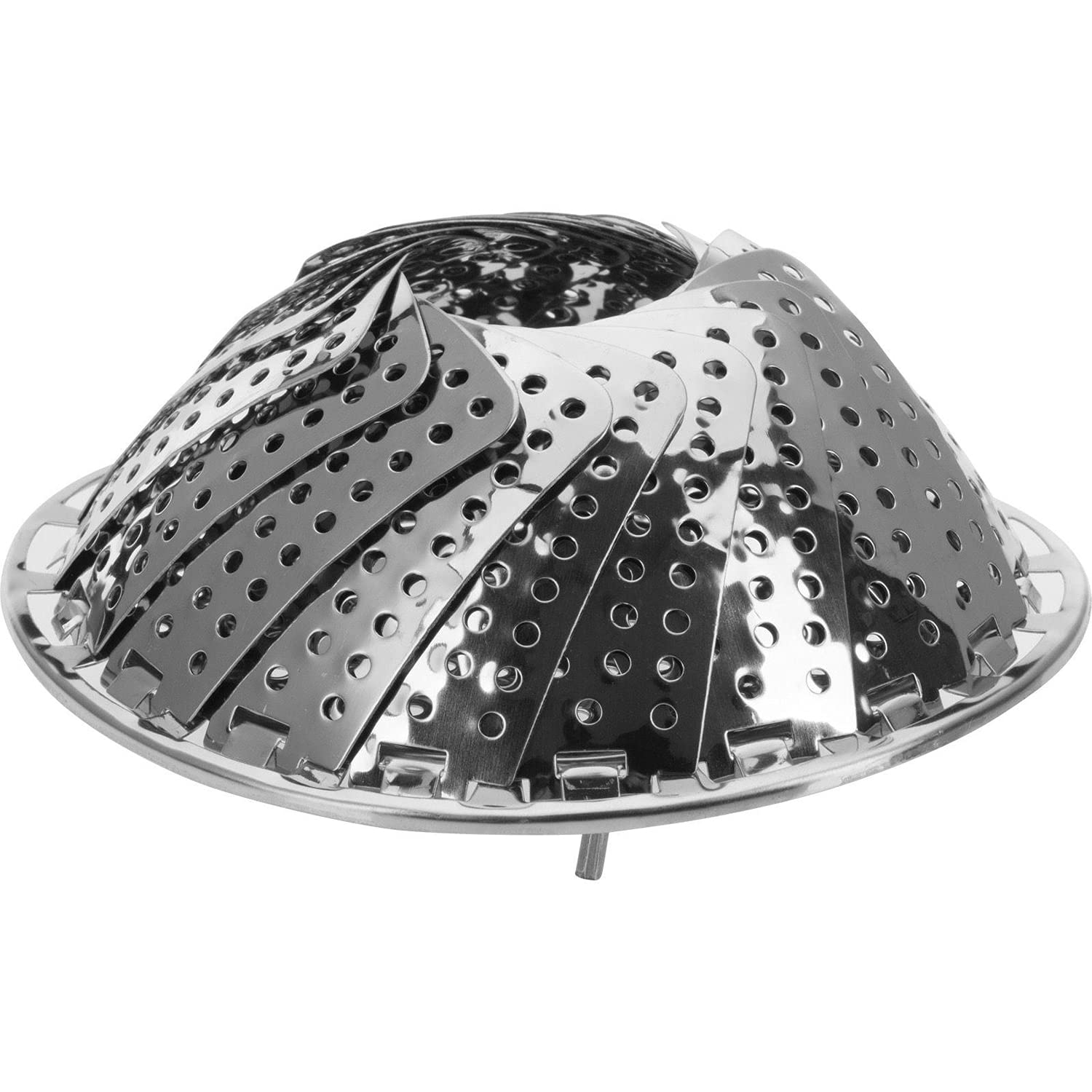 Westmark Cestello per cottura a vapore, Regolabile, per pentole di Ø 14 - 23 cm, acciaio inox, argento, 12592270
