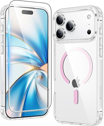 Miniatura 1281 de Fntcase Funda para iPhone 15 Plus y 14 Plus de 6.7 pulgadas, magnética, a prueba de golpes de grado militar, antiamarilleo, delgada, protectora