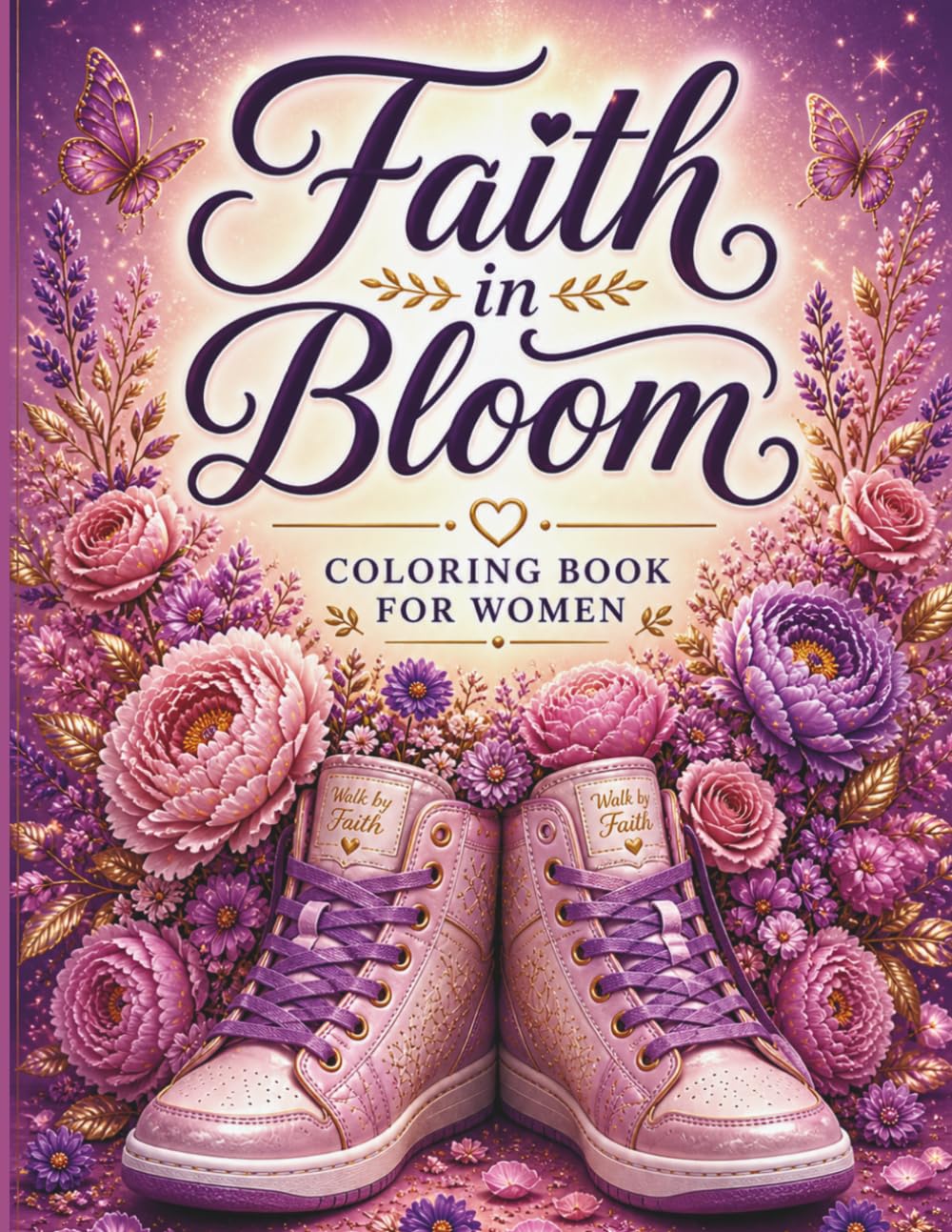 Faith In Bloom: Coloring Book For Women